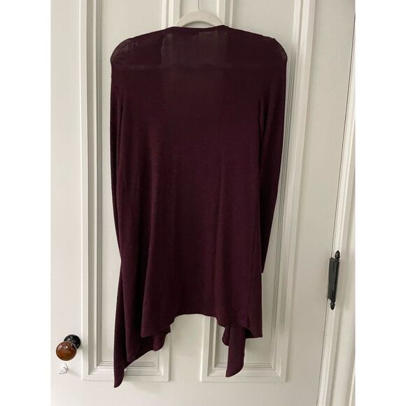 American Eagle outfitters maroon heather cardigan sweater S - Picture 3 of 4